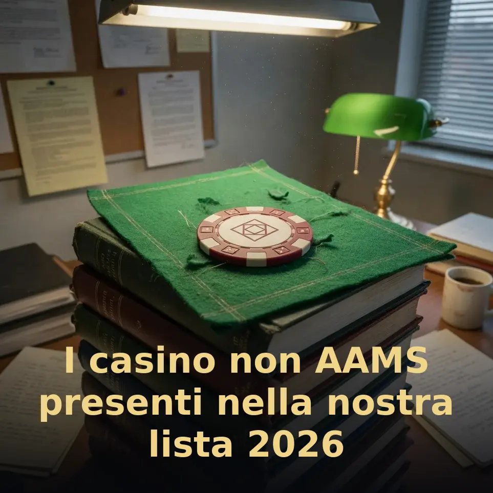 I casino non AAMS presenti nella nostra lista 2026
